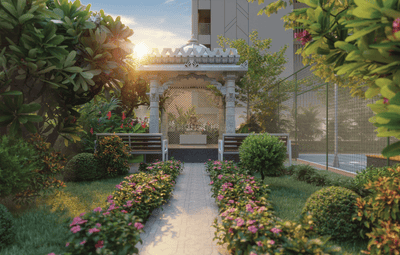 Image of 985 Sq.ft 2 BHK Apartment / Flat for sale in AR Mirador, Wakad, Pune for Rs. 9500000