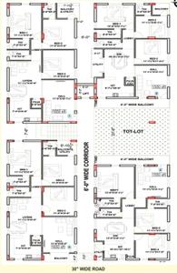 Image of 1650 Sq.ft 3 BHK Apartment / Flat for sale in Peerzadiguda, Hyderabad for Rs. 8580000