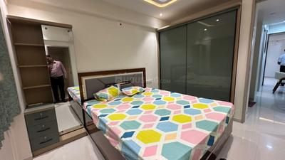 Bedroom Image of 1800 Sq.ft 3 BHK Apartment / Flat for rent in Nana Chiloda Ahmedabad for Rs. 35000