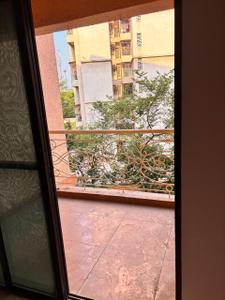 Balcony Image of 670 Sq.ft 1 BHK Apartment / Flat for rent in Wadhwa Heights Shiv Leela, Kalyan West Kalyan for Rs. 13000