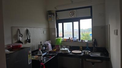 Kitchen Image of 432 Sq.ft 1 BHK Apartment / Flat for rent in Runwal Primrose Mhada 2, Dombivli East Thane for Rs. 9000
