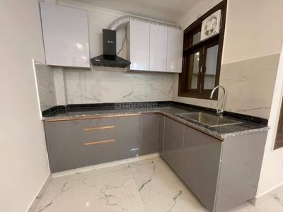 Kitchen Image of 750 Sq.ft 2 BHK Builder Floor for rent in Saket New Delhi for Rs. 18500