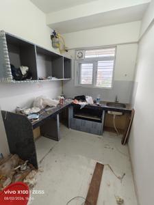 Kitchen Image of 600 Sq.ft 1 BHK Apartment / Flat for rent in Ashar Arize, Kalwa Thane for Rs. 25000