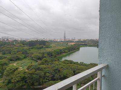 Balcony Image of 1200 Sq.ft 2 BHK Apartment / Flat for rent in SJR Blue Water PH 3, Parappana Agrahara Bengaluru for Rs. 50000