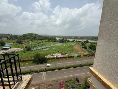 Balcony Image of 650 Sq.ft 1 BHK Apartment / Flat for rent in Rutu Riverview Classic, Kalyan West Kalyan for Rs. 12999