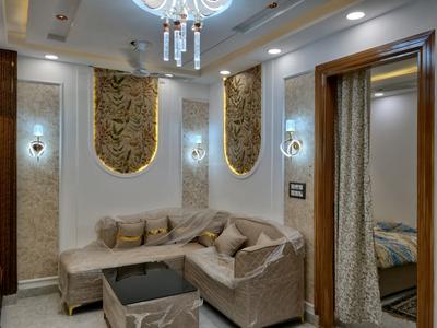 Living Room Image of 750 Sq.ft 3 BHK Apartment / Flat for sale in Saarthi Affordable Homes, Uttam Nagar New Delhi for Rs. 4700000