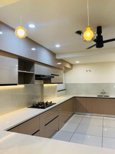 Kitchen Image of 1600 Sq.ft 3 BHK Apartment / Flat for rent in Malaparamba Kozhikode for Rs. 40000