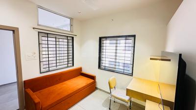 Bedroom Image of 750 Sq.ft 1 BHK Builder Floor for rent in Limbodi Indore for Rs. 15000