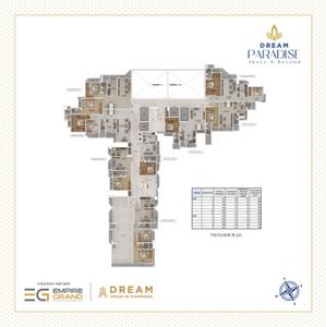 Image of 690 Sq.ft 1 BHK Apartment / Flat for sale in Pridedream Dreams Paradise, Thane West, Thane for Rs. 9400000