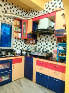 Kitchen Image of 945 Sq.ft 2 BHK Apartment / Flat for sale in Maa Apartment, Bansdroni Kolkata for Rs. 3800000