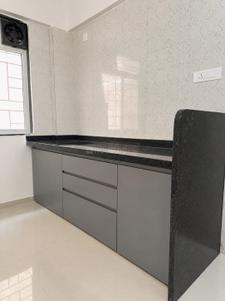 Kitchen Image of 614 Sq.ft 1 BHK Apartment / Flat for rent in Wadgaon Sheri Pune for Rs. 25000