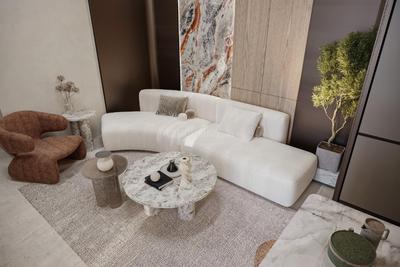 Hall Image of 710 Sq.ft 1 BHK Apartment / Flat for sale in Downtown Jabel Ali Dubai for Rs. 32178257