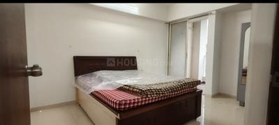 Bedroom Image of 950 Sq.ft 2 BHK Apartment / Flat for rent in Majestique Manhattan E F, Wagholi Pune for Rs. 21900