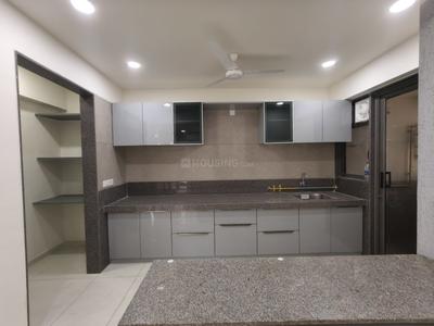 Kitchen Image of 1250 Sq.ft 3 BHK Apartment / Flat for rent in Shivalik Green View, Shantigram Ahmedabad for Rs. 58000