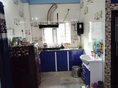 Kitchen Image of 750 Sq.ft 2 BHK Builder Floor for sale in Sarsuna Kolkata for Rs. 2500000
