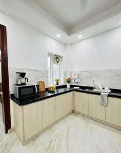 Kitchen Image of 600 Sq.ft 1 BHK Builder Floor for rent in Sector 30 Gurgaon for Rs. 28000