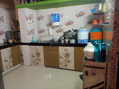 Kitchen Image of 1500 Sq.ft 1 BHK Builder Floor for rent in Jivrajpark Ahmedabad for Rs. 30000