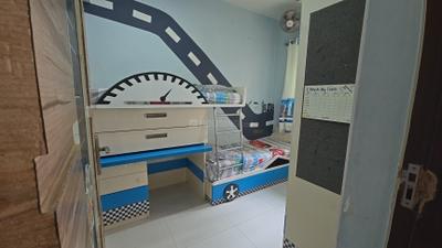 Bedroom Image of 880 Sq.ft 3 BHK Apartment / Flat for rent in Gundecha Altura, Kanjurmarg West Mumbai for Rs. 80000