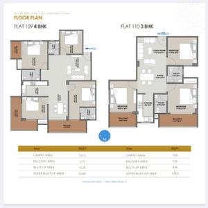 Image of 1689 Sq.ft 3 BHK Apartment / Flat for sale in Danapur, Patna for Rs. 10134000