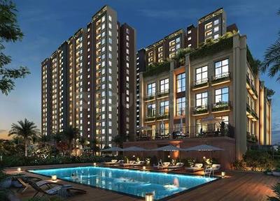 Image of 1125 Sq.ft 3 BHK Apartment / Flat for sale in Urbanrise Spring Tide, Mahindra World City, Chennai for Rs. 6700000