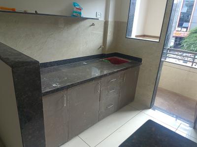 Kitchen Image of 652 Sq.ft 1 BHK Apartment / Flat for rent in Mahalakshmi Nagar Indore for Rs. 13000