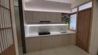 Kitchen Image of 1550 Sq.ft 3 BHK Apartment / Flat for rent in Mistry Avenue, Fatehgunj Vadodara for Rs. 22000