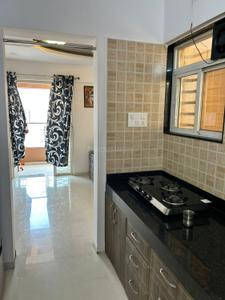 Kitchen Image of 980 Sq.ft 2 BHK Apartment / Flat for rent in GK Silverland Residency Phase III, Ravet Pune for Rs. 30000