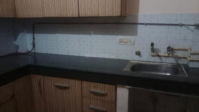 Kitchen Image of 645 Sq.ft 2 BHK Builder Floor for rent in Gamma I Greater Noida for Rs. 22000