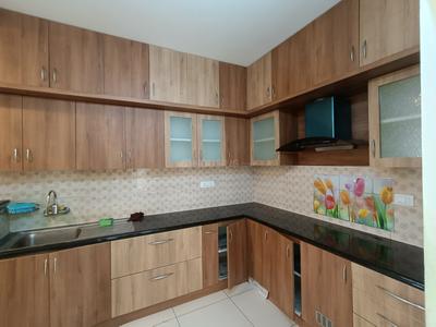 Kitchen Image of 1350 Sq.ft 3 BHK Apartment / Flat for rent in Prestige Boulevard, Whitefield Bengaluru for Rs. 70000