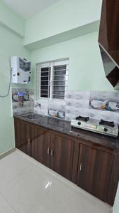 Kitchen Image of 1020 Sq.ft 2 BHK Apartment / Flat for rent in Hitech City Hyderabad for Rs. 39999