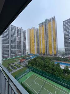 Balcony Image of 2088 Sq.ft 3 BHK Apartment / Flat for rent in Godrej Woods, Sector 43 Noida for Rs. 84999