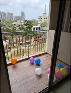 Balcony Image of 650 Sq.ft 1 BHK Apartment / Flat for rent in Mahindra Happinest Tathawade, Tathawade Pune for Rs. 21000