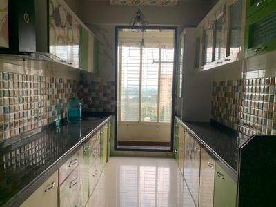 Kitchen Image of 1350 Sq.ft 2.5 BHK Apartment / Flat for rent in Krupa Urbanville, Kalyan West Kalyan for Rs. 38000