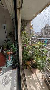 Balcony Image of 850 Sq.ft 2 BHK Apartment / Flat for rent in Navkar Paradise, Borivali West Mumbai for Rs. 72000