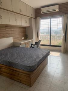 Bedroom Image of 1500 Sq.ft 3 BHK Apartment / Flat for rent in Tyagi Uttam Townscapes, Yerawada Pune for Rs. 55000