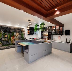 Kitchen Image of 4500 Sq.ft 4 BHK Villa for rent in Valmark City Ville, Hulimavu Bengaluru for Rs. 150000