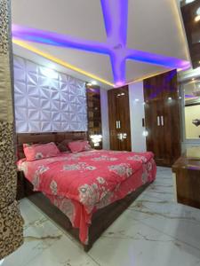Bedroom Image of 1000 Sq.ft 3 BHK Builder Floor for rent in Guru Ji Welfare Homes, Dwarka Mor New Delhi for Rs. 30000