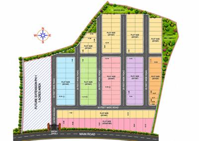 Image of 1000 Sq.ft Residential Plot / Land for sale in Ashok Vihar Colony, Ashok Vihar Colony, Bhopal for Rs. 1000000