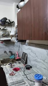 Kitchen Image of 800 Sq.ft 2 BHK Builder Floor for rent in Malka Ganj New Delhi for Rs. 8000