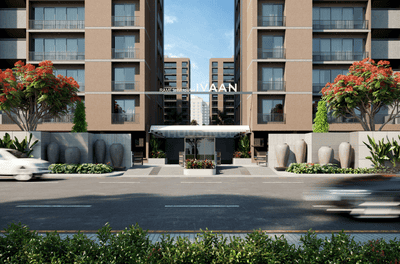 Image of 1825 Sq.ft 3 BHK Apartment / Flat for sale in Rameshwaram Ivaan, Palanpur, Surat for Rs. 7650000
