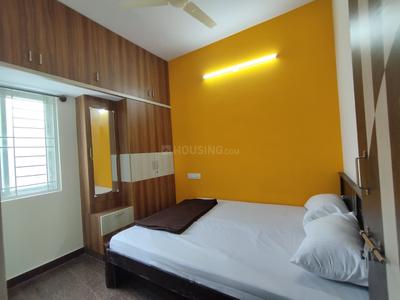 Bedroom Image of 550 Sq.ft 1 BHK Apartment / Flat for rent in Muneshwara Nagar Bengaluru for Rs. 21000