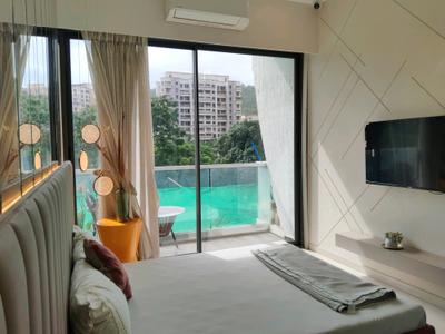 Bedroom Image of 950 Sq.ft 2 BHK Apartment / Flat for sale in DSS Mahavir Spring, Pokhran- 2 Thane for Rs. 17500000