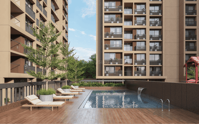 Image of 1360 Sq.ft 2 BHK Apartment / Flat for sale in Shyaswa Savera Prarambh, Ghuma, Ahmedabad for Rs. 5500000