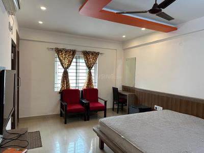 Bedroom Image of 350 Sq.ft 1 RK Builder Floor for rent in Halasuru Bengaluru for Rs. 20000