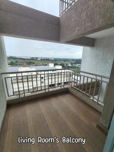 Balcony Image of 1061 Sq.ft 2 BHK Apartment / Flat for rent in Nandan Carnival, Adgaon Nashik for Rs. 17000