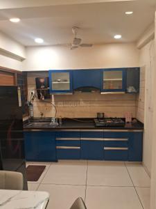Kitchen Image of 1500 Sq.ft 3 BHK Apartment / Flat for rent in Shivshakti Royal Glory, Vaishno Devi Circle Ahmedabad for Rs. 37000