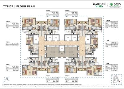 Image of 525 Sq.ft 2 BHK Apartment / Flat for sale in Runwal Avenue Wing J, Kanjurmarg East, Mumbai for Rs. 14500000