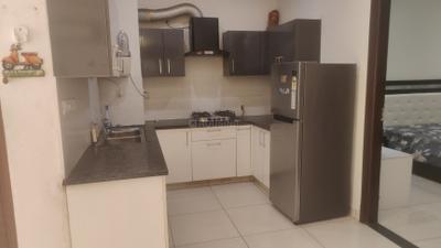 Kitchen Image of 1154 Sq.ft 2 BHK Builder Floor for rent in Highland Park Homes, Bhabat Zirakpur for Rs. 25999