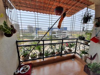 Balcony Image of 720 Sq.ft 1 BHK Apartment / Flat for rent in Diya Bhakti Hill, Ulwe Navi Mumbai for Rs. 18000