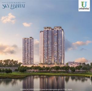 Image of 2308 Sq.ft 4 BHK Apartment / Flat for sale in Urbanrise Sky Habitat, Miyapur, Hyderabad for Rs. 19600000